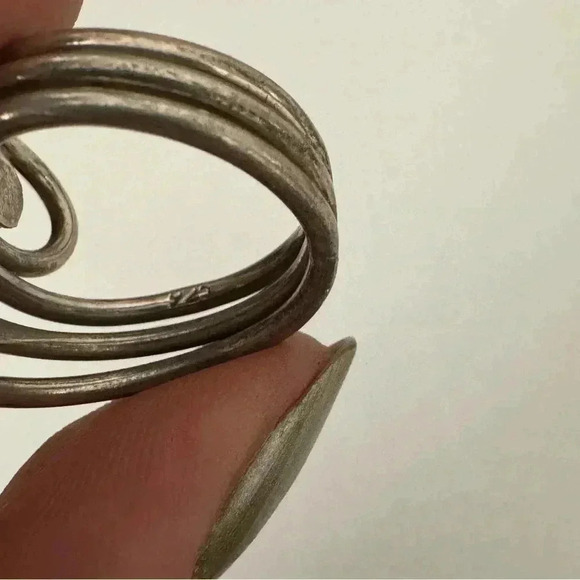 Vintage silver 925 chunky ring - Picture 5 of 7